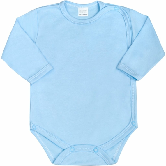 Csecsemő teljes hosszba patentos body New Baby Classic kék