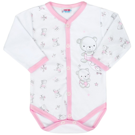 Baba patentos body New Baby Bears rózsaszín
