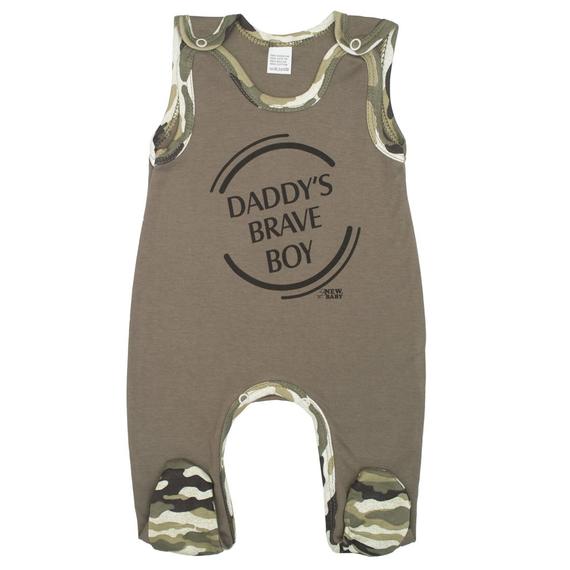 Baba rugdalózó New Baby Army boy