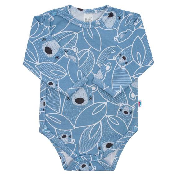 Baba body teljes hosszában patentos New Baby BuBu kék