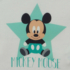 Disney Mickey hosszú ujjú elöl patentos baba body