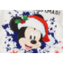 Disney Mickey "Hello Christmas" feliratos hosszú ujjú baba body fehér