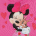 Disney Minnie szívecskés, nyuszis szoknyás rugdalózó