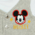 Disney Mickey mintával hímzett mellényes baba body