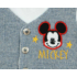 Disney Mickey mintával hímzett mellényes baba body