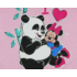 Disney Minnie pandás hosszú ujjú rugdalózó