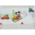 Disney Mickey és Minnie karácsonyi hosszú ujjú baba body fehér