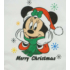 Belül bolyhos hosszú ujjú rugdalózó karácsonyi Mickey egér mintával