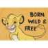 Disney The Lion King/Az oroszlánkirály hosszú ujjú baba body sárga