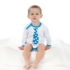 Body nyomtatott mintával New Baby türkiz nyakkendővel