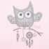 Baba body New Baby Owl rózsaszín